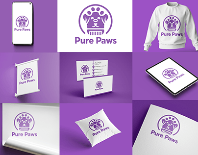 PurePaws Logo Design