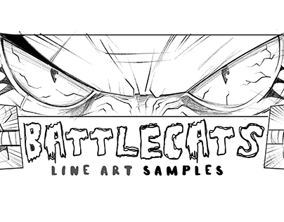 Project thumbnail - Battlecats - Line art Samples