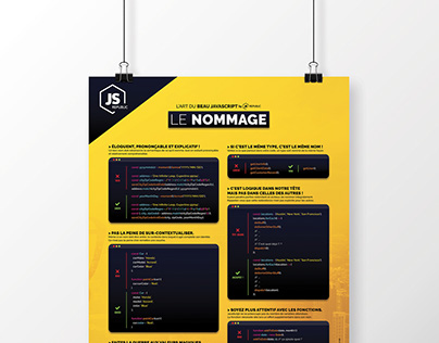 Javascript Poster - The art of beautiful code!