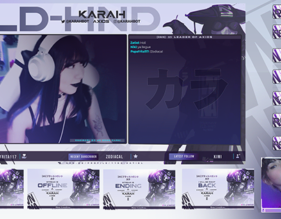 Carly Twitch Designs (Stream Packages/Overlays)