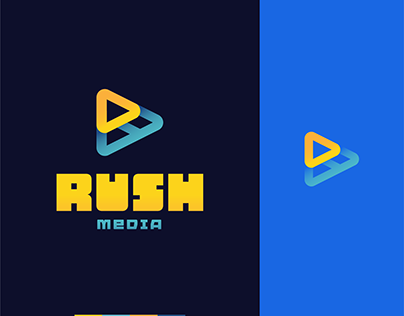 Rush Media Logo Design