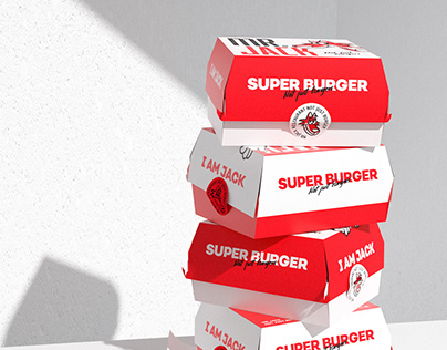 Mr.Jack Hamburger Fast Food Brand Design