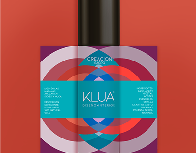 Diseño de etiquetas para aceites esenciales Klua