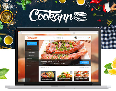 Recipe Website Design - Dinner, Easy Meal, Food Network