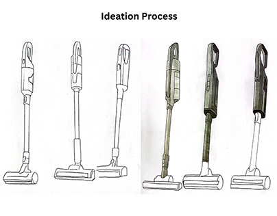 Concept Upright Vacuum Cleaner Design