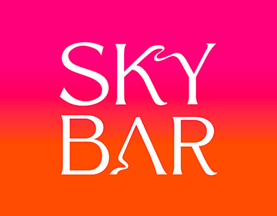 SKY BAR, diseño de marca