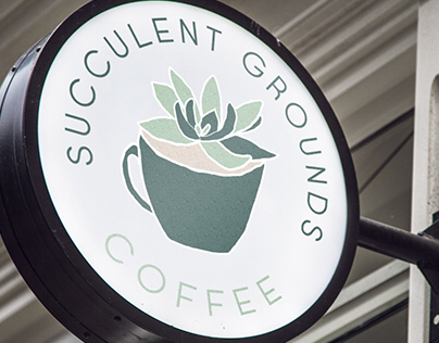 Succulent Grounds Coffee Branding