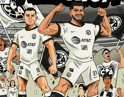 Club América - Comic Illustrations