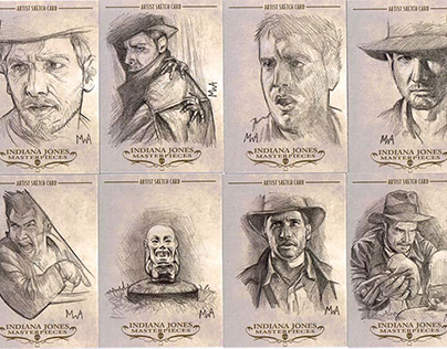 Topps Indiana Jones Masterpiece Sketch Cards