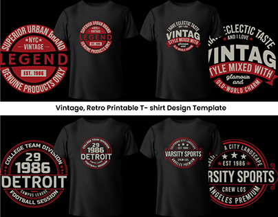 Free Download Vintage, Retro Typography T Shirt Design