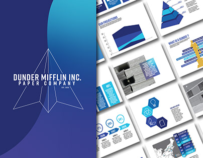 Dunder Mifflin Projects  Photos, videos, logos, illustrations and branding  on Behance