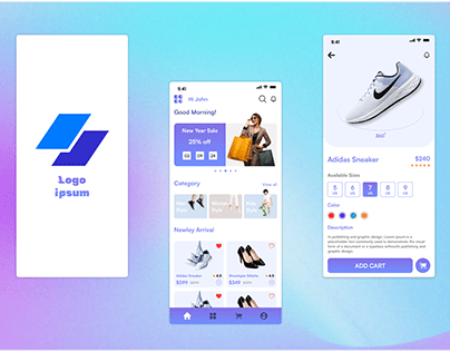 E-commerce mobile app design