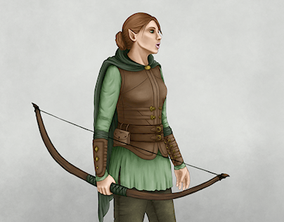 Muriel - RPG character design