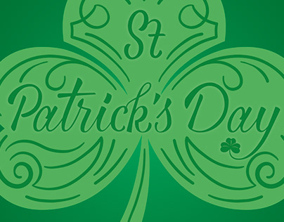 FREE St. Patrick's Day lettering