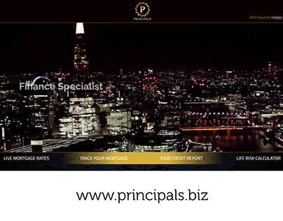 Principals website front end