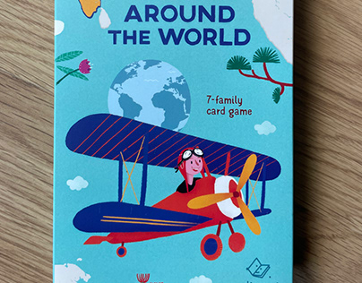 AROUND THE WORLD - 7 FAMILY CARD GAME
