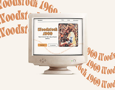Woodstock 1969 Website concept