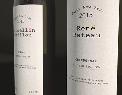 Marcellin Caillou & René Rateau 2015 - Wine Labels