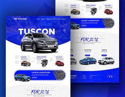 Hyundai Website Redesign Concept