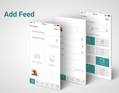 Life Feed. Life logging app.