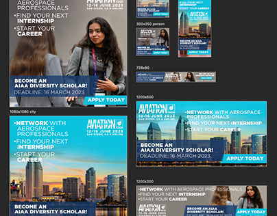 Digital Ads for Aviation AIAA Diversity Scholar