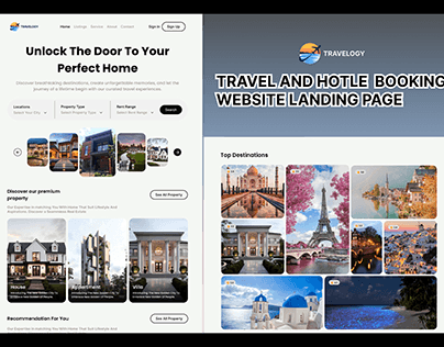 travel and hotle booking website