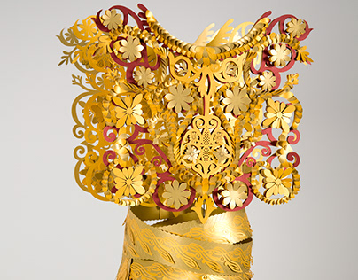 La Grand Robe Paper Dress