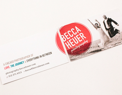 Becca Heuer Photography branding & packaging