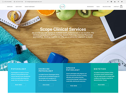 Web Design & Development: Scope Clinical Services
