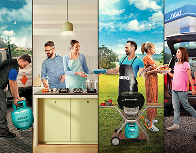 Photo Compositing / Retouch Project for Aygaz Brand