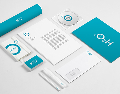 H2O Pure Water / Corporate Identity