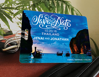 Custom Luggage Tag - Save the Date