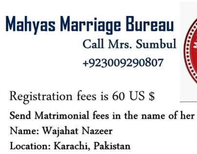 Marriage Bureau in Pakistan