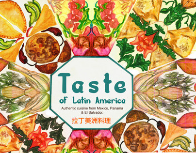 Taste of Latin America (Latin Food Fair Poster)