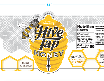 Honey Jar Retail Label
