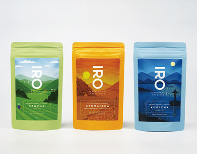 tea packaging illustration