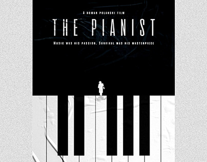 poster Inspired by a Roman Polanski film "The Pianist"