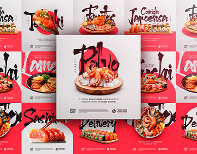 Social Media Comida Japonesa | Sushi