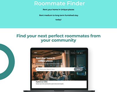 Website Presentation Roommate Finder App