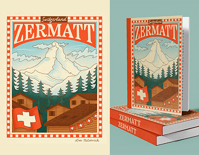 Zermatt Switzerland Book & Poster