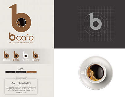 B Caffe Branding