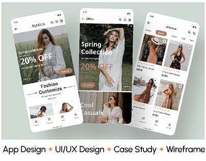 Project thumbnail - Fashion App| UI UX Design | Case Study