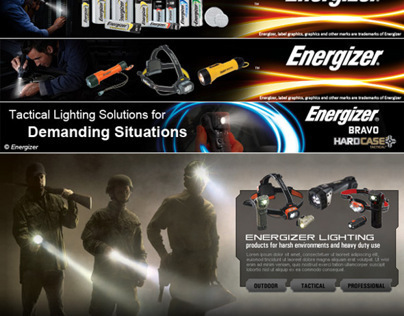 Energizer Online Ads
