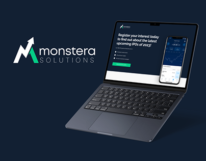 Monstra Solutions Landing Page Design
