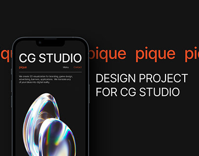 PIQUE - CG STUDIO - WEBSITE DESIGN