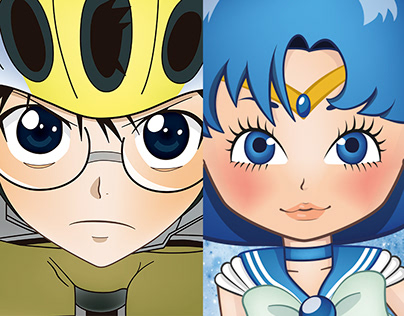 Vector Works 4: Anime / Manga "Sailor Mercury", "Onoda"