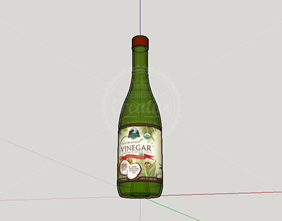 3D Project : Coconut Vinegar Bottle 2017