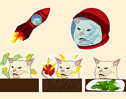 Smudge cat (Stickers for Telegram)