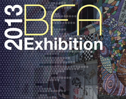 2013 BFA Exhibition Postcard