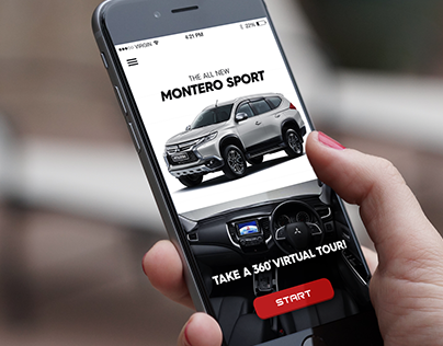 Mitsubishi Montero Sport - Mobile App Design Study 2015